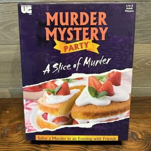 Murder Mystery Party A Slice Of Murder Game‎ 6-8 Adult Players University Games